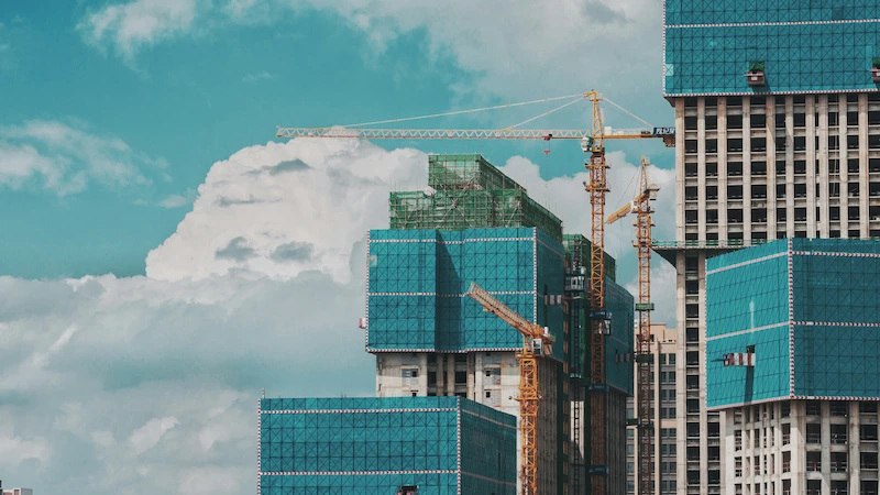 Bâtiment en construction Normes parasismiques Eurocode 8